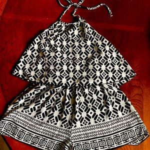 Black & white Romper